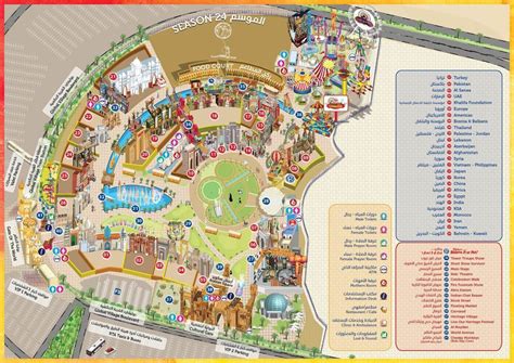 Dubai Shopping Village Map .
